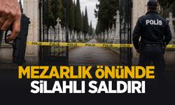 Mezarlık önünde husumetlisini vurdu