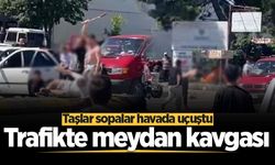 Adapazarı'nda trafikte meydan kavgası