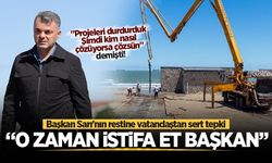 Vatandaşa rest çeken Başkan Sarı'ya tepki: "O zaman istifa et başkan"