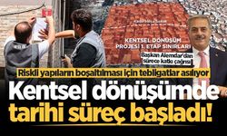 Kentsel dönüşümde tarihi süreç başladı! Riskli yapıların boşaltılması için tebligatlar asılıyor