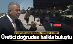 Serdivan köylü pazarında "aracısız" dönem: Üretici doğrudan halkla buluştu