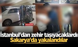İstanbul'dan zehir taşıyacaklardı, Sakarya'da yakalandılar