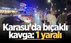 Karasu'da bıçaklı kavga: 1 yaralı