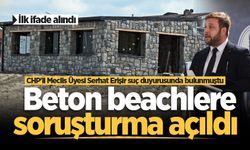 Karasu sahilindeki beton beachlere soruşturma açıldı! İlk ifade alındı