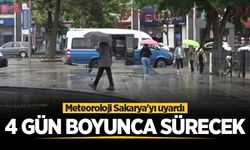 Meteoroloji tarih verip uyardı: Sakarya'ya gök gürültülü sağanak yağış geliyor! 4 gün sürecek