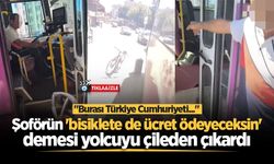 Şoförün 'bisiklete de ücret ödeyeceksin' demesi yolcuyu çileden çıkardı: "Burası Türkiye Cumhuriyeti..."