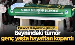 1 yıl önce dünyaevine girmişti... Beynindeki tümör genç yaşta hayattan kopardı
