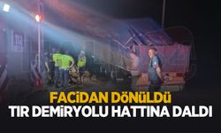 Tır dehşeti: faciadan dönüldü