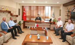 Adalet ve Kamu Çalışanları Sendikası'ndan Baro Başkanı Adıyaman'a ziyaret