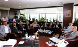 Sakarya heyetinden Halil İbrahim Balcı'ya ziyaret