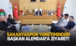 Sakaryaspor'a yönetiminden Başkan Alemdar'a ziyaret