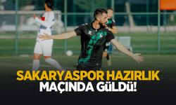Sakaryaspor hazırlık maçında galip