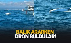 Balık ararken dron buldular