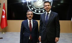 Başkan Şenol Dinç, Enerji ve Tabii Kaynaklar Bakanı Alparslan Bayraktar’ı ziyaret etti