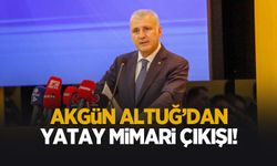 Altuğ’dan yatay mimari çağrısı: Bu inattan vazgeçmemiz gerekiyor