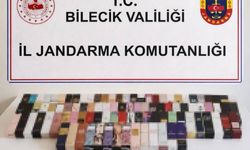 Bilecik'te 300 bin liralık kaçak parfüm ele geçirildi