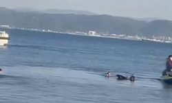 Darıca'da denize giren genç boğulma tehlikesi geçirdi