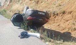 Bilecik'te otomobil takla attı: 2 yaralı