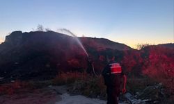 Bilecik’te ot ve çalılık yangını