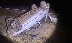 Bilecik’te alkollü sürücü takla attı: 1 yaralı