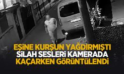 Eşine ateş açtı, olay yerinden yürüyerek ayrıldı: O anlar kamerada