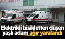 Akyazı’da elektrikli bisikletten düşen yaşlı adam ağır yaralandı