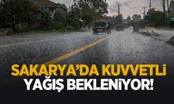 Sakarya için kuvvetli yağış uyarısı