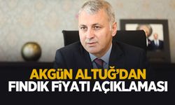 SATSO Başkanı Altuğ'dan fındık fiyatı açıklaması