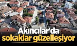 Akıncılar'da sokaklar güzelleşiyor