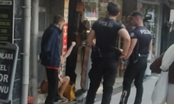 Taşkınlık yapan gençlere polis müdahale etti