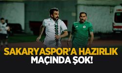 Sakaryaspor’un provası kötü bitti