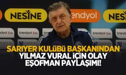 Sarıyer'den Yılmaz Vural'a eşofman göndermesi gündem oldu