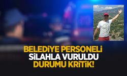Belediye personeline silahlı saldırı! Durumu kritik