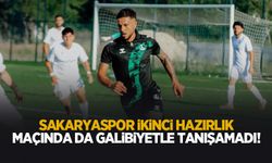 Sakaryaspor’dan ikinci hazırlık maçında 1-1’lik sonuç