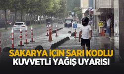 Sakarya’da Cuma günü yağış alarmı