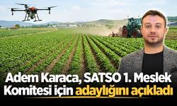 Adem Karaca, SATSO 1. Meslek Komitesi için adaylığını açıkladı
