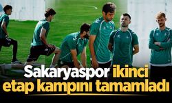 Sakaryaspor ikinci etap kampını tamamladı