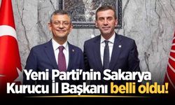 Yeni Parti'nin Sakarya Kurucu İl Başkanı belli oldu!