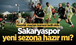 Sakaryaspor yeni sezona hazır mı? Hazırlık maçları karnesi belli oldu