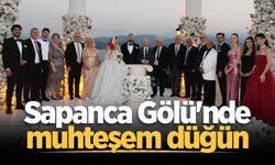 Sapanca Gölü'nde muhteşem düğün