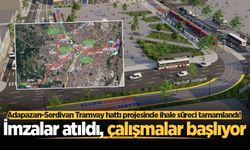 Adapazarı-Serdivan Tramvay hattı projesinde ihale süreci tamamlandı! İmzalar atıldı, çalışmalar başlıyor