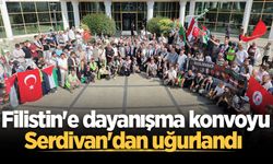 Filistin'e dayanışma konvoyu Serdivan'dan uğurlandı