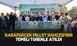Karapürçek Millet Bahçesi'nin temeli törenle atıldı