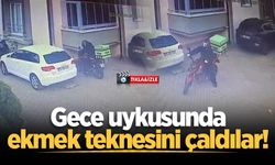 Gece uykusunda ekmek teknesini çaldılar!