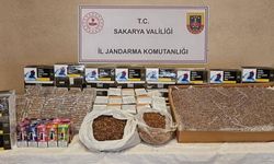 Serdivan'da kaçakçılık operasyonu: 120 kilo tütün ve yüz binlerce makaron ele geçirildi