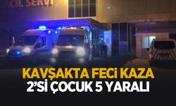 D-140’ta iki araç çarpıştı: 5 yaralı