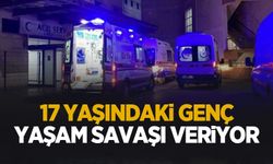 17 yaşındaki gencin durumu kritik!
