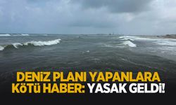 Fırtına öncesi denize girişlere yasak kararı