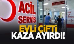 Feci kaza! Koca öldü, eşi yaralı