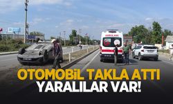 D-140'da feci kaza: Yaralılar var